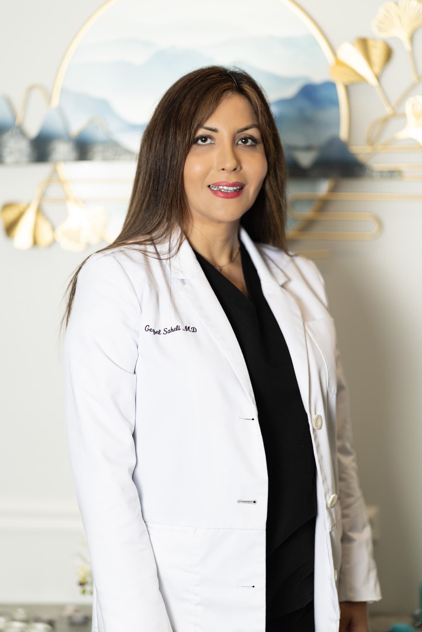 Portrait of Gezel Saheli, MD, founder of Atlantis Wellness Centers