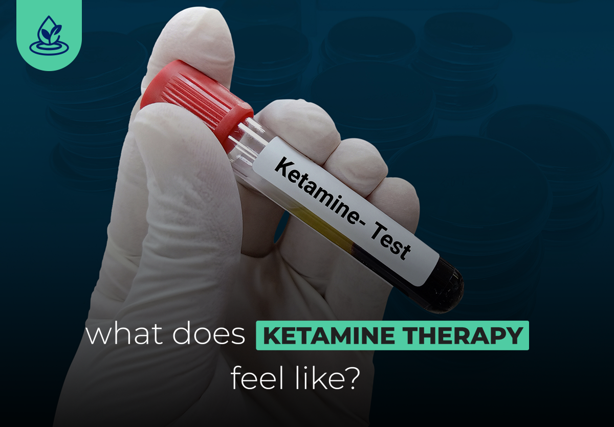 what does ketamine therapy feel like